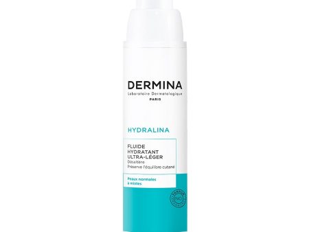 Ultra Light Hydrating Fluid Combination Skin 50ml Hydralina Dermina For Sale