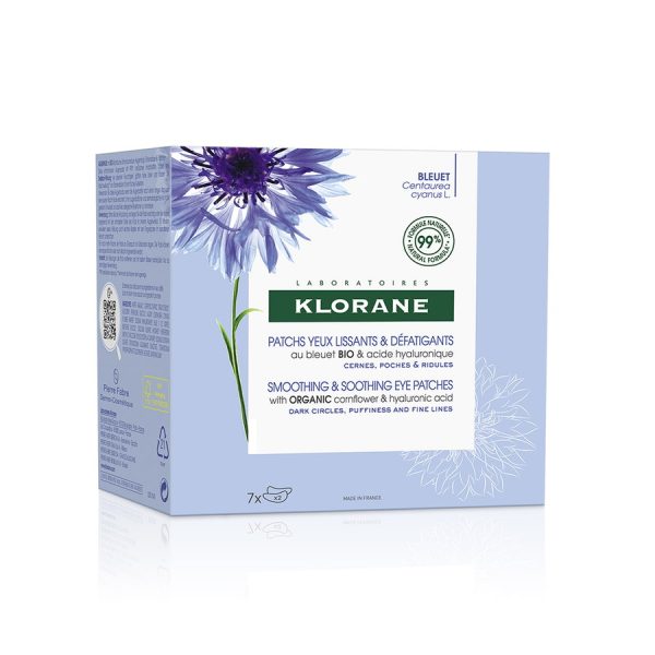 Anti-fatigue Smoothing Patches Cornflower Ritual 7 Boxes Of 2 7x2 Bleuet Bio et acide hyaluronique Klorane Sale