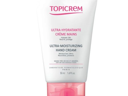 Ultra-moisturising Hand Cream Sensitive Skins 50ml Ultra-Hydratant Peaux Tres Seches Et Abimees Topicrem Supply