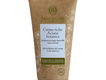 48hr Hydration Rich Cream - organic certified 50ml Aciana Botanica Sanoflore Supply