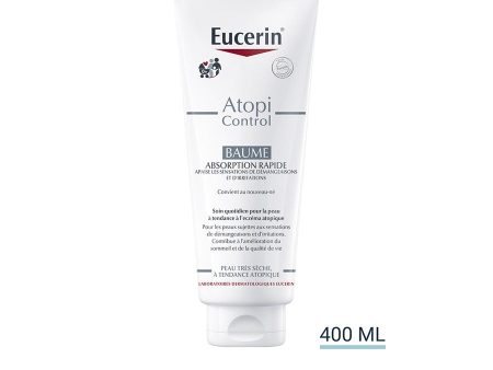 Soothing Balm 400ml Atopicontrol Peaux sèches à tendance atopique Eucerin Online now