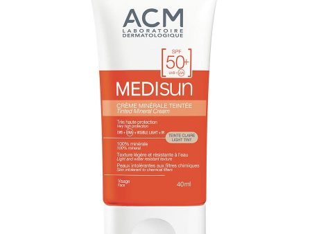 SPF 50+ Tinted Mineral Cream 40ml Medisun Acm For Cheap