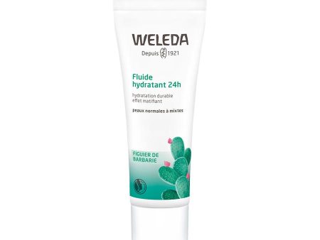 24H moisturizing fluid 30ml Figuier De Barbarie Peaux normales à mixtes Weleda Sale