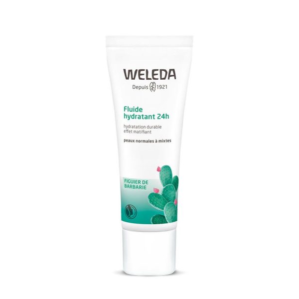 24H moisturizing fluid 30ml Figuier De Barbarie Peaux normales à mixtes Weleda Sale