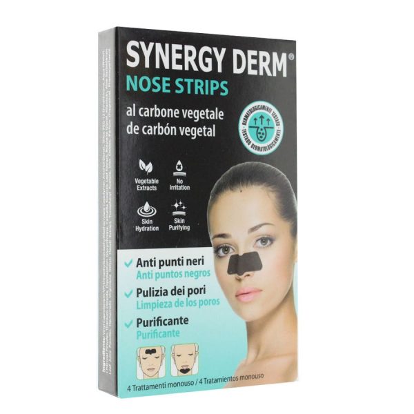 Synergy Derm Nose Strips Charcoal X4 Nose patch Incarose Hot on Sale