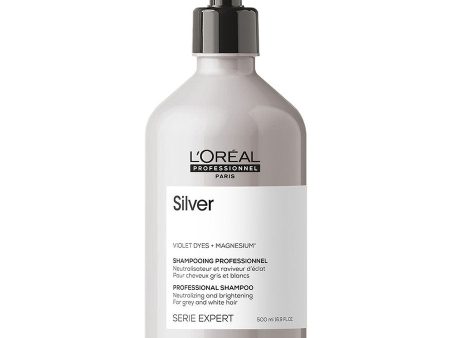 Whitening shampoo for grey and white hair 500ml Silver L Oréal Professionnel on Sale