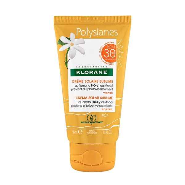 SPF30 Sublimating Face Gel-Cream 50ml Polysianes Klorane For Cheap